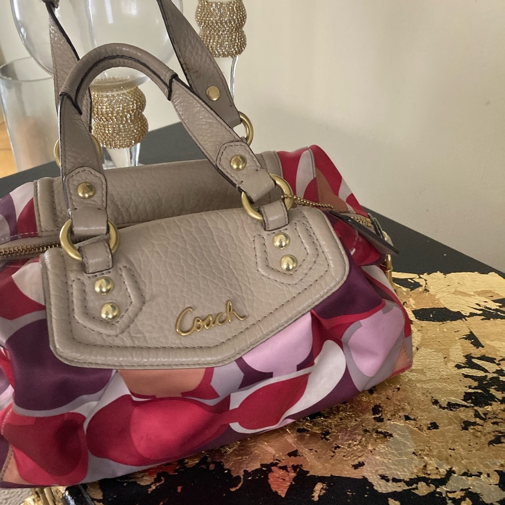 Vintage coach tote